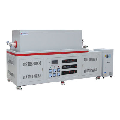 کیفیت  1700C High Vacuum Three Zone Tube Furnace CVD Tube Furnace With Water Cooling Flanges کارخانه
