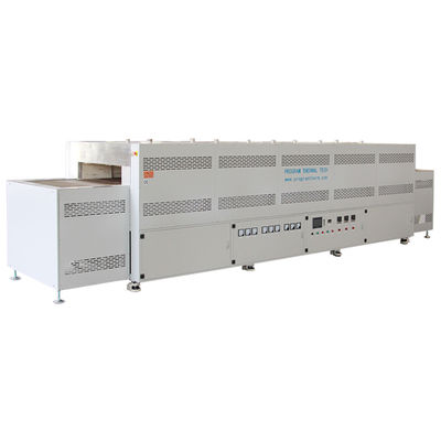 3-80KW قدرت شبکه کمربند کوره درمان گرما با سیستم کنترل PLC