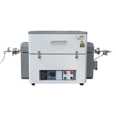 کوره لوله چرخشی آزمایشگاهی 1200 درجه سانتیگراد با فیلتر گاز و لوله کوارتز OD100mm