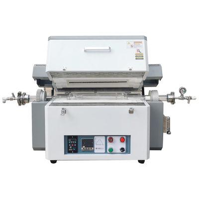 کوره لوله چرخشی آزمایشگاهی 1200 درجه سانتیگراد با فیلتر گاز و لوله کوارتز OD100mm